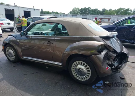 2013 Volkswagen Beetle 2.5L из США, поврежденный, VIN 3VW5P7AT5DM831464